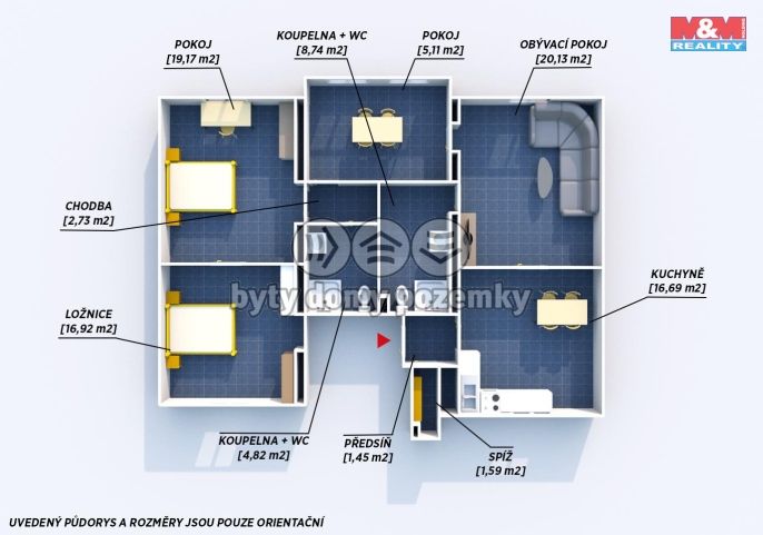 Prodej, Byt 4+kk, Plešnice