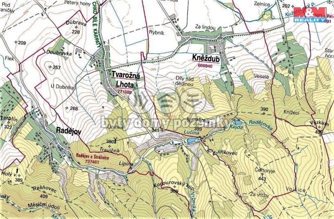 Prodej, Pole, Kněždub