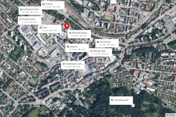 Pronájem, Kancelářský prostor, Trutnov