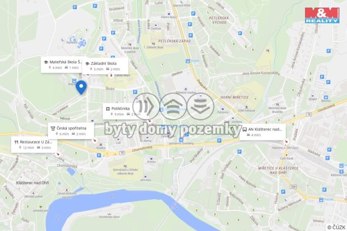 Prodej, Byt 3+1, Klášterec nad Ohří