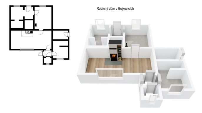 Prodej, Rodinný dům, Bojkovice