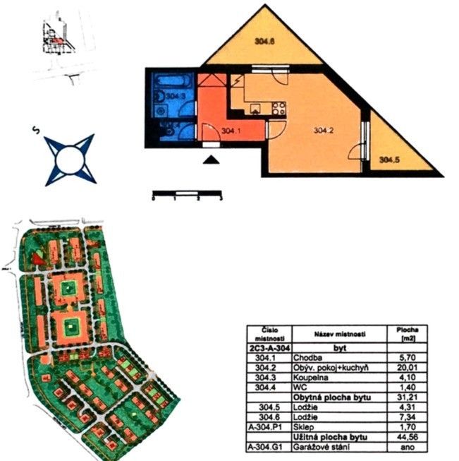 Pronájem, Byt 1+kk, Praha