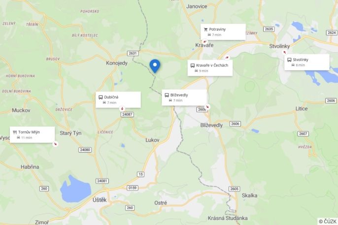 Prodej, Les, Kravaře