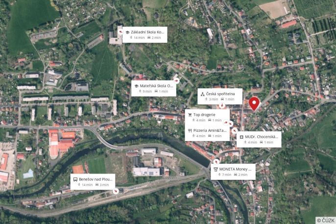 Pronájem, Byt 1+1, Benešov nad Ploučnicí