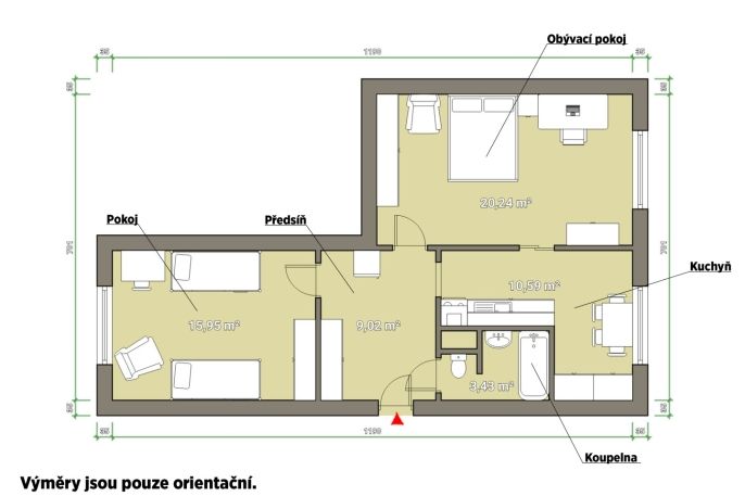 Prodej, Byt 2+1, Plzeň