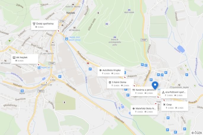 Pronájem, Byt 1+kk, Nejdek