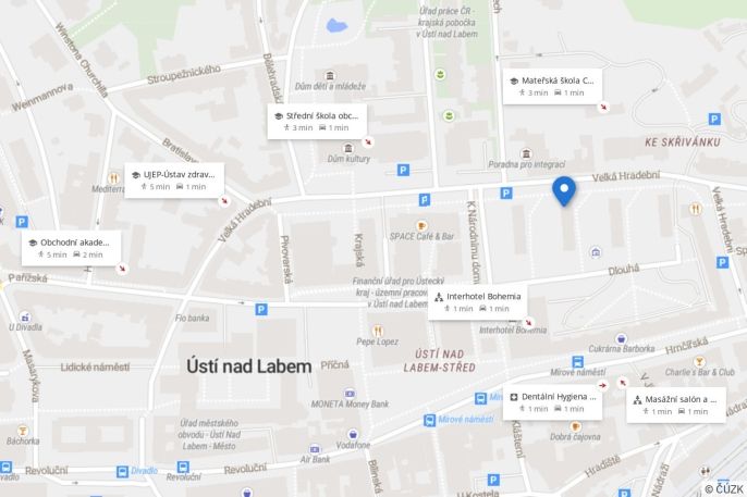 Pronájem, Byt 3+1, Ústí nad Labem