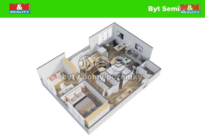 Prodej, Byt 3+1, Semily