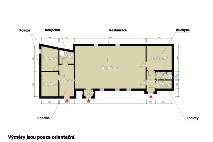Prodej, Komerční pozemky, Vráž
