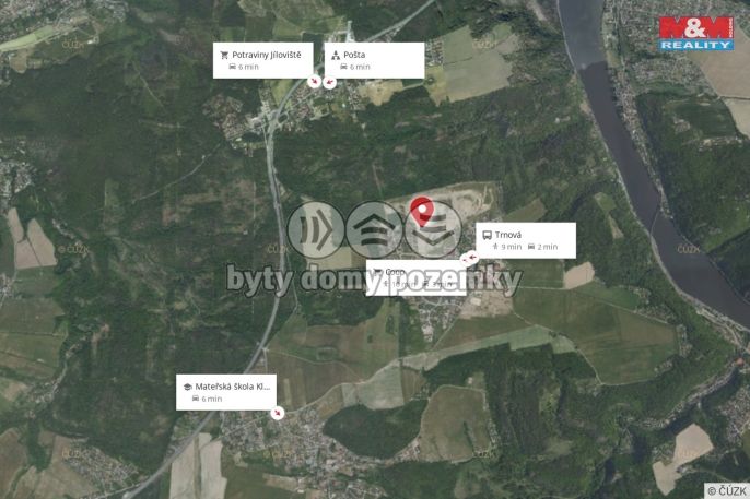 Prodej, Pozemek k bydlení, Trnová