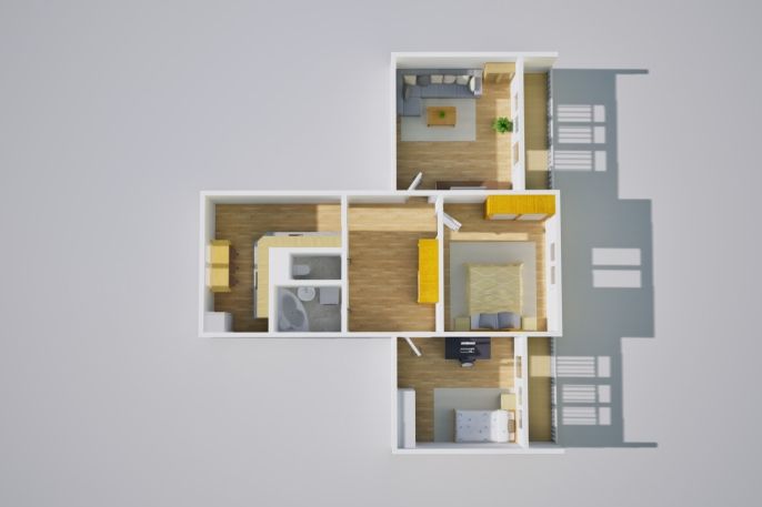 Pronájem, Byt 3+1, Teplice