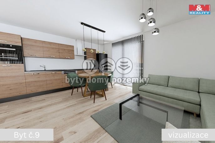 Prodej, Byt 3+kk, Žleby