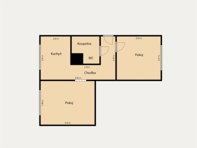 Prodej, Byt 2+1, Aš