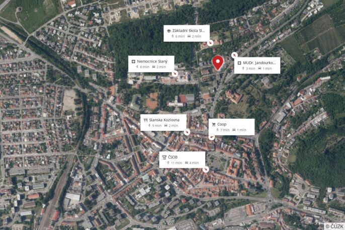 Pronájem, Byt 2+1, Slaný
