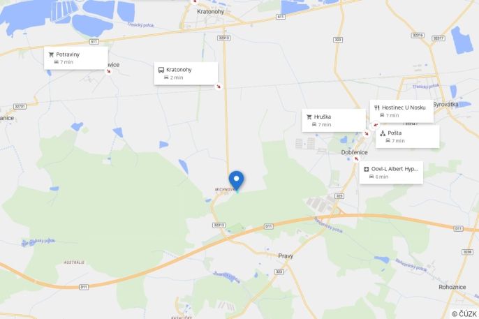 Prodej, Pozemek k bydlení, Kratonohy