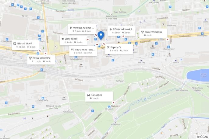Pronájem, Byt 2+kk, Praha