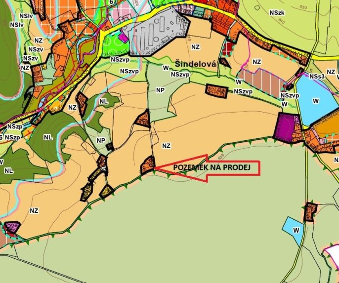 Prodej, Pozemek k bydlení, Šindelová