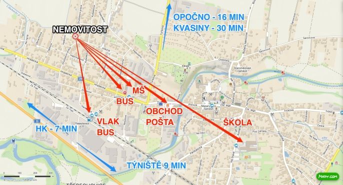 Prodej, Pozemek k bydlení, Třebechovice pod Orebem