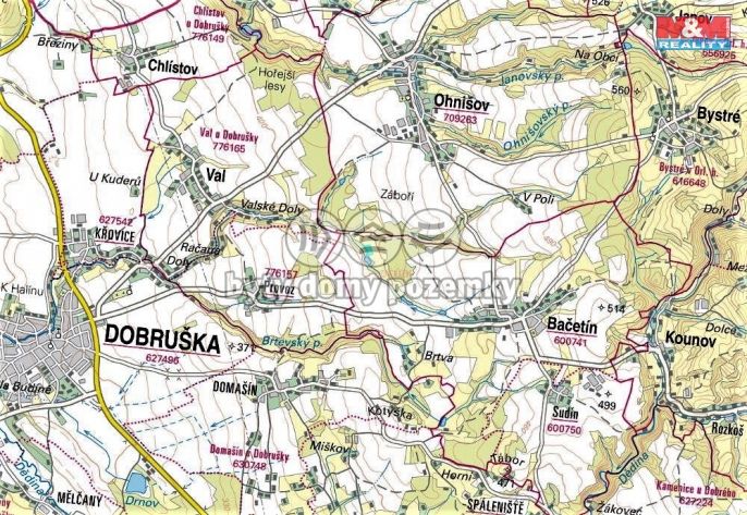 Prodej, Louka, Bačetín