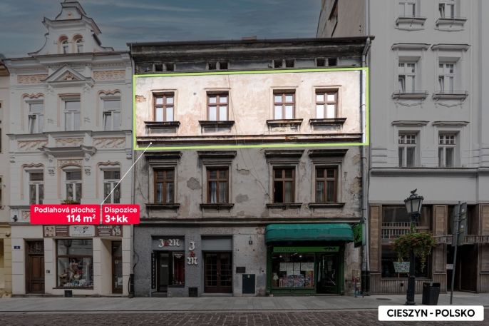 Prodej, Byt 3+kk, Cieszyn