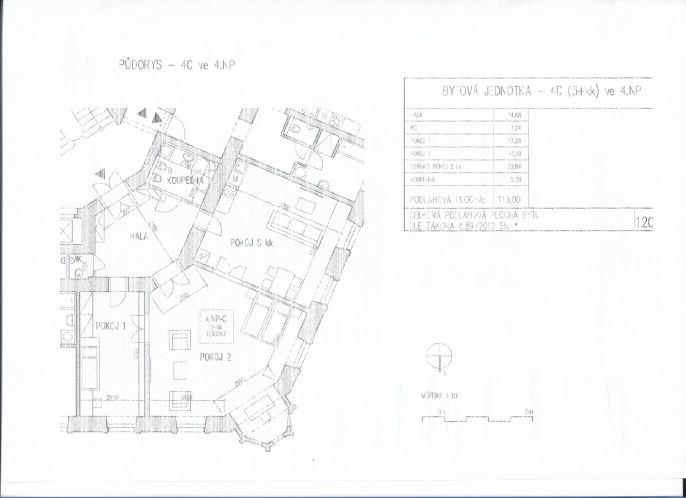 Pronájem, Byt 3+kk, Brno