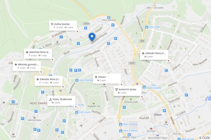 Pronájem, Byt 1+1, Jirkov