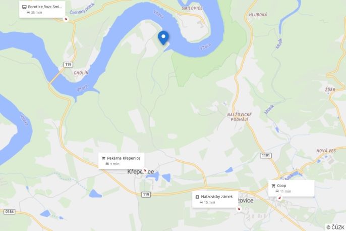 Pronájem, Chata, Nalžovice