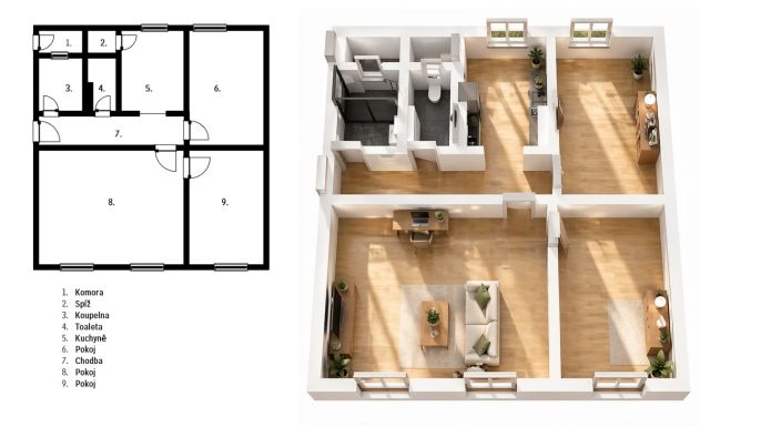 Prodej, Byt 3+1, Teplice