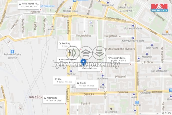 Pronájem, Byt 1+kk, Praha