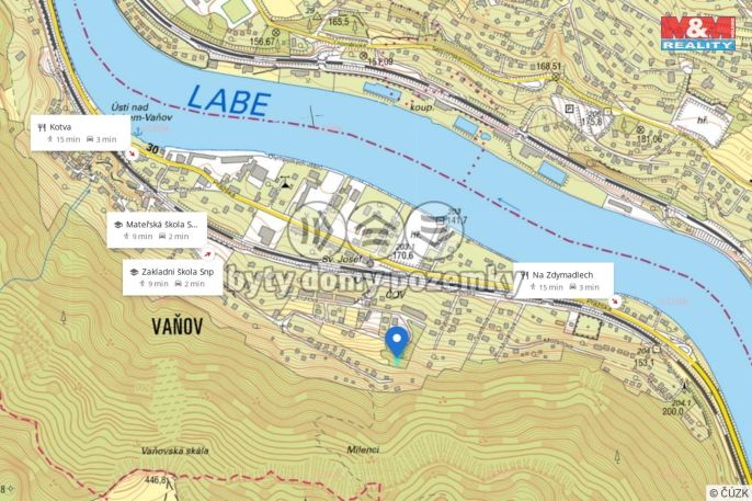 Prodej, Pozemek k bydlení, Ústí nad Labem