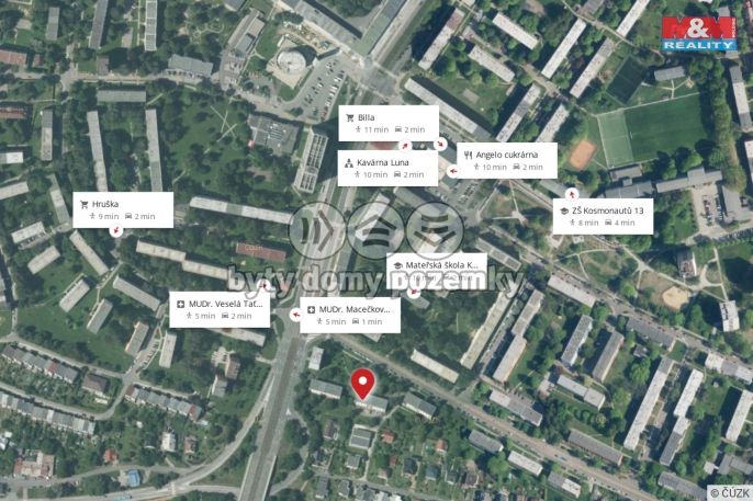 Prodej, Byt 1+1, Ostrava