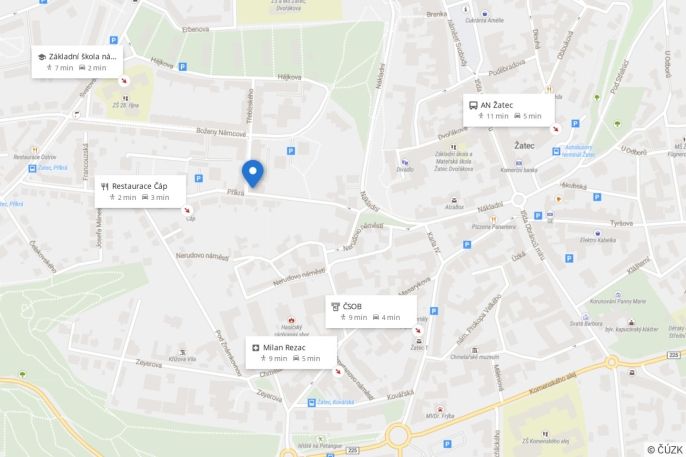 Pronájem, Byt 1+1, Žatec