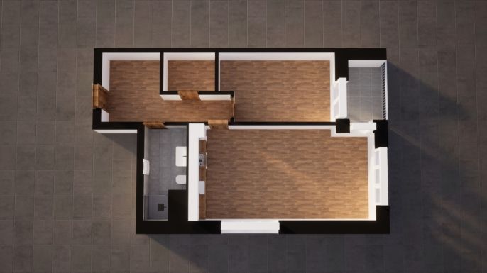 Pronájem, Byt 2+kk, Liberec