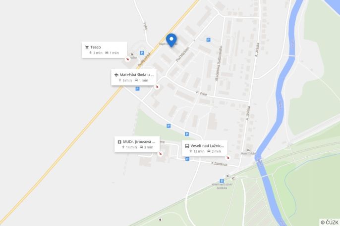 Prodej, Byt 3+1, Veselí nad Lužnicí