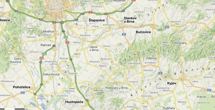 Prodej, Les, Klobouky u Brna