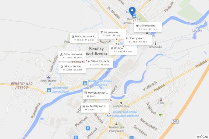 Pronájem, Byt 2+1, Benátky nad Jizerou