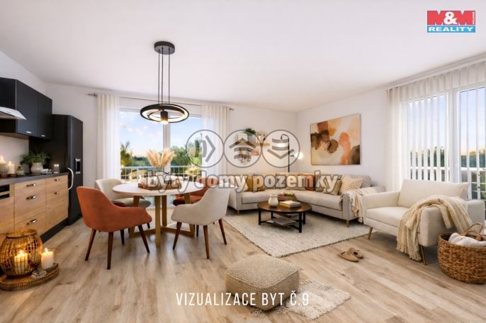 Prodej, Byt 3+kk, Žleby