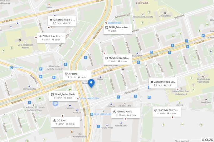 Pronájem, Byt 3+1, Praha