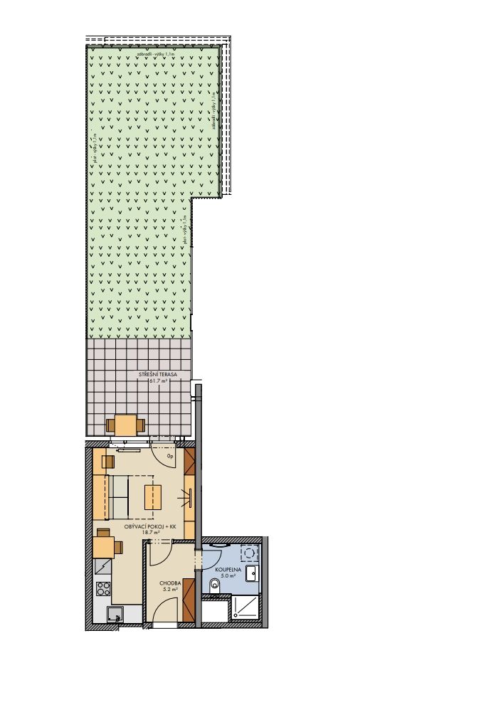 Prodej, Byt 1+kk, Praha