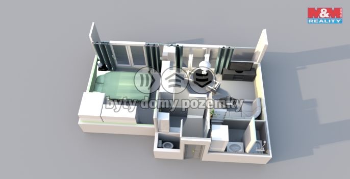 Prodej, Byt 2+kk, Praha