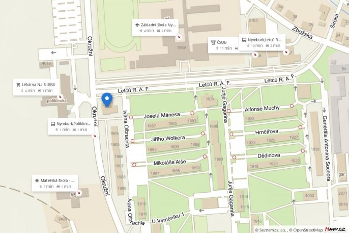 Prodej, Byt 3+1, Nymburk