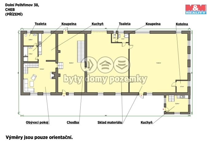 Prodej, Rodinný dům, Cheb