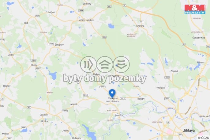 Prodej, Pozemek k bydlení, Vyskytná nad Jihlavou