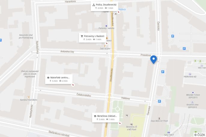 Pronájem, Byt 3+kk, Plzeň
