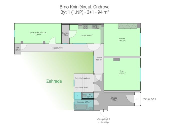 Prodej, Rodinný dům, Brno