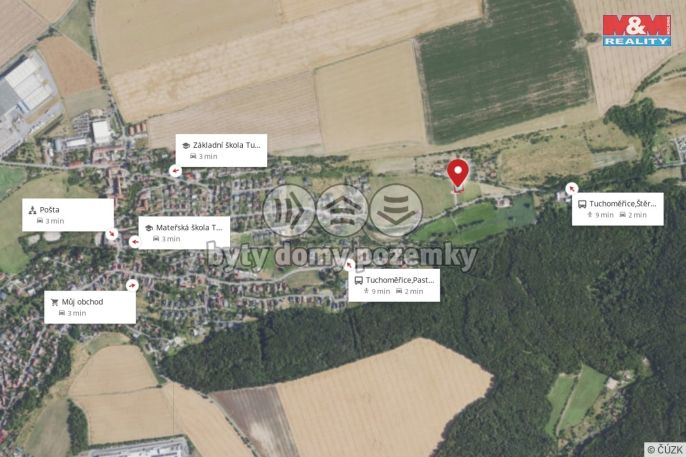 Prodej, Pozemek k bydlení, Tuchoměřice