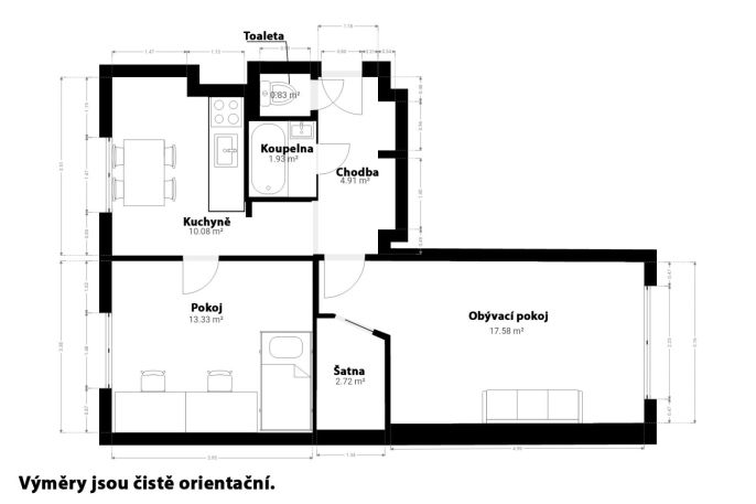 Prodej, Byt 2+1, Klatovy
