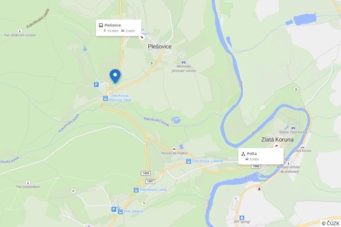 Prodej, Pozemek k bydlení, Zlatá Koruna