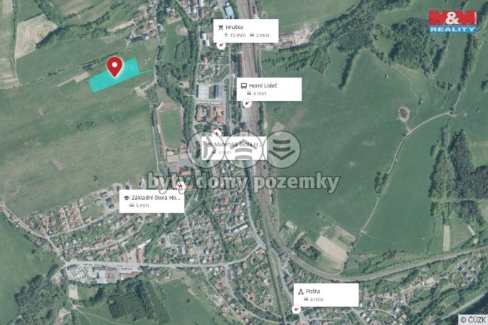 Prodej, Pozemek k bydlení, Horní Lideč