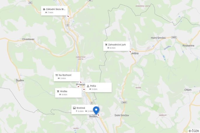 Prodej, Ovocný sad, Stvolová